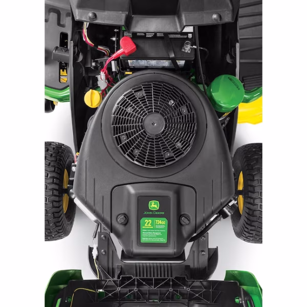 John Deere S130 42-in 22 -HP V-twin Gas Riding lawn mower - Image 2