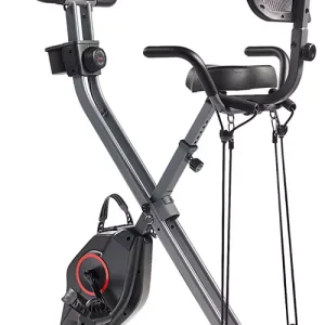Sunny Health & Fitness Foldable Magnetic Recumbent X-Bike