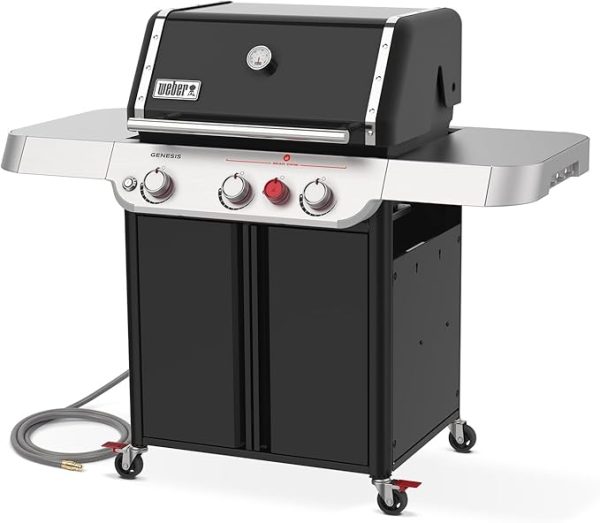 Genesis E-325 3-Burner Natural Gas Grill in Black - Image 2