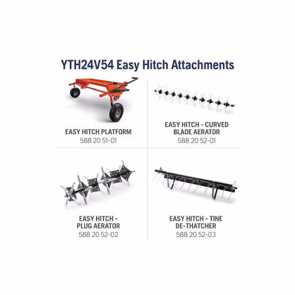 Husqvarna YTH24V54 54-in 24 -HP V-twin Gas Riding lawn mower - Image 4