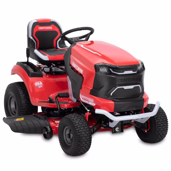 CRAFTSMAN Turn Tight 42-Inches 56-volt Lithium ion Electric Riding lawn mower with ( 60 Ah Batteries ( Charger Included ) - Image 5