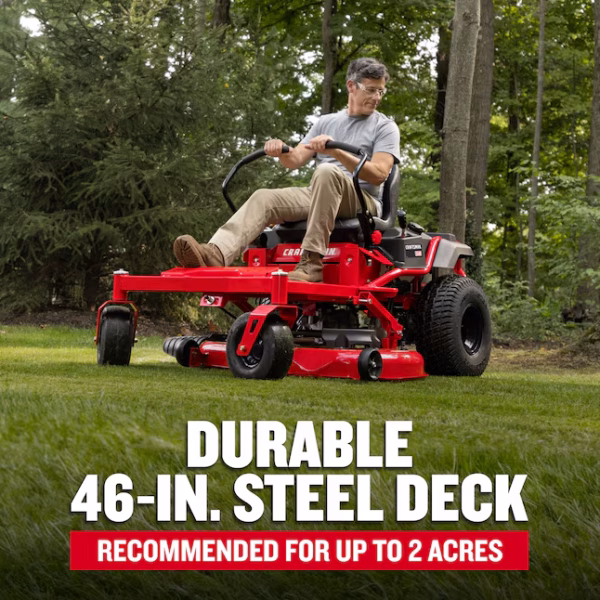 CRAFTSMAN Z5400 46-in 22 -HP V-twin Gas Zero-turn Riding Lawn Mower - Image 3