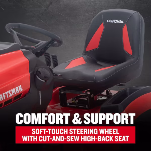 CRAFTSMAN T2200K Turn Tight 42-Inches 20 -HP V-twin Gas Riding lawn mower - Image 6
