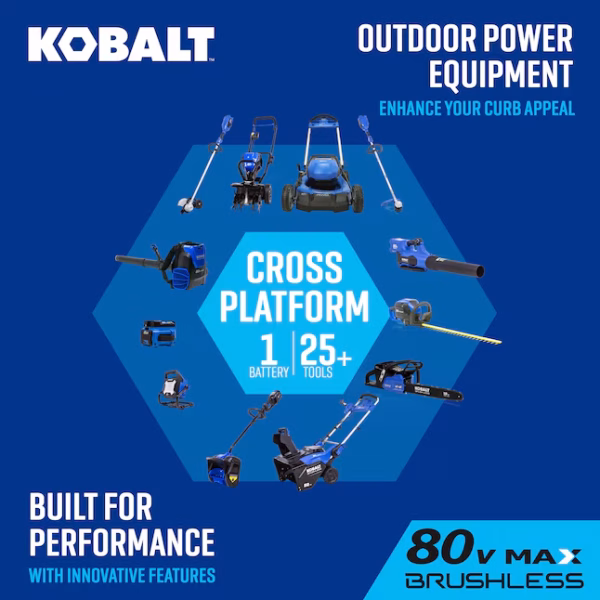 Kobalt Crossover 42-in 80-volt Lithium ion Electric Riding lawn mower with ( 6 ) 5 Ah Batteries ( Charger Included ) - Image 2