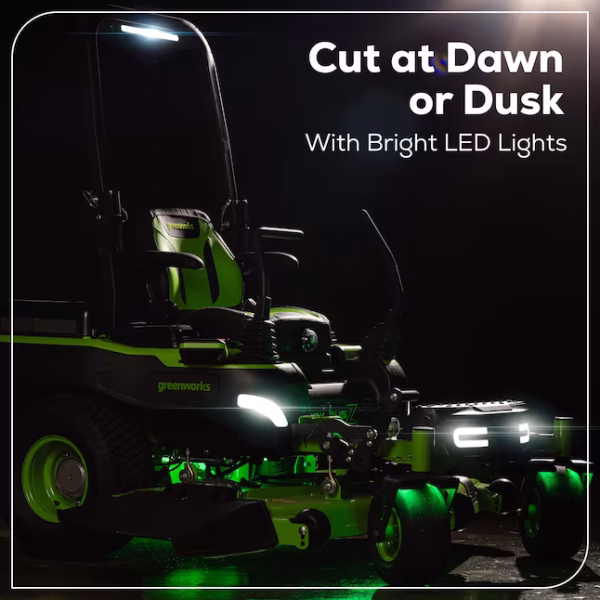 Greenworks Maximus 60-in 40 -HP Brushless motor Battery Zero-turn Riding Lawn Mower (CARB) - Image 7
