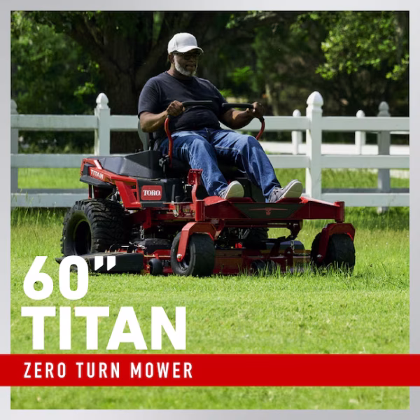 Toro Titan MyRIDE 60-in 26 -HP V-twin Gas Zero-turn Riding Lawn Mower - Image 5