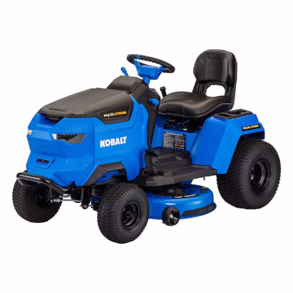 Kobalt MAX-Lithium Tractor 42-Inches 52-volt Lithium ion Electric Riding lawn mower with ( 40 Ah Batteries ( Charger Included ) - Image 6