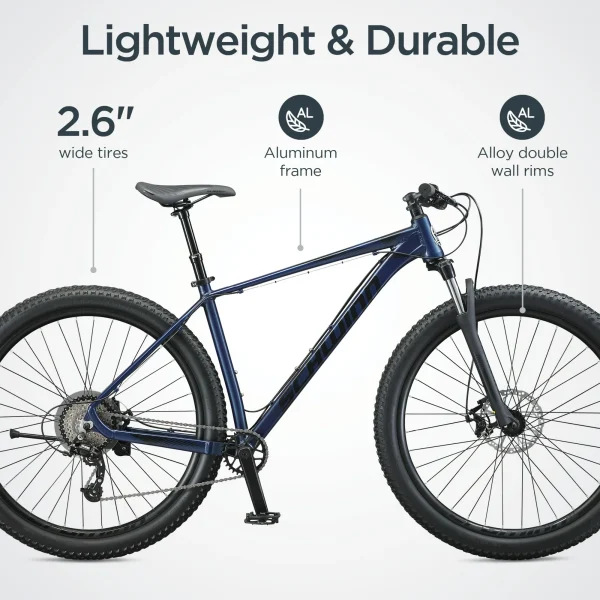 Schwinn Axum DP Mens Mountain Bike, 29" wheels, 19" Frame, Adults 14+ Years, Blue - Image 5